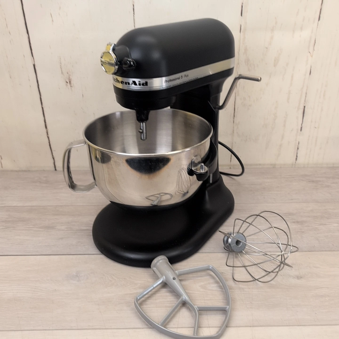 KitchenAid Professional 5 Plus Matte Black 6 Quart Mixer W/Bowl, Whisk & Paddle