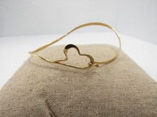 14K Yellow Gold Heart Bracelet 3.6g  ACID TESTED 