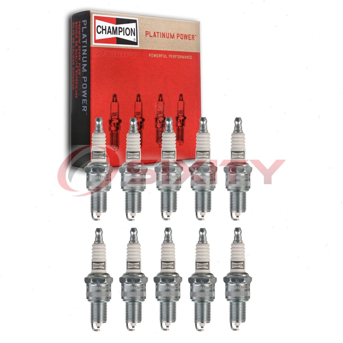10 pc Champion Platinum 3405 Spark Plugs for WR9DPX RN14PMC FR9HP 7082 yb