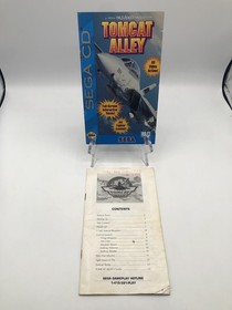 Tomcat Alley (Sega CD 1994) CIB completo con tarjeta de registro manual