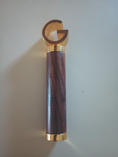 Vintage Gucci Egzotyczne drewno 1960-te korkociąg otwieracz do butelek w doskonałym stanie