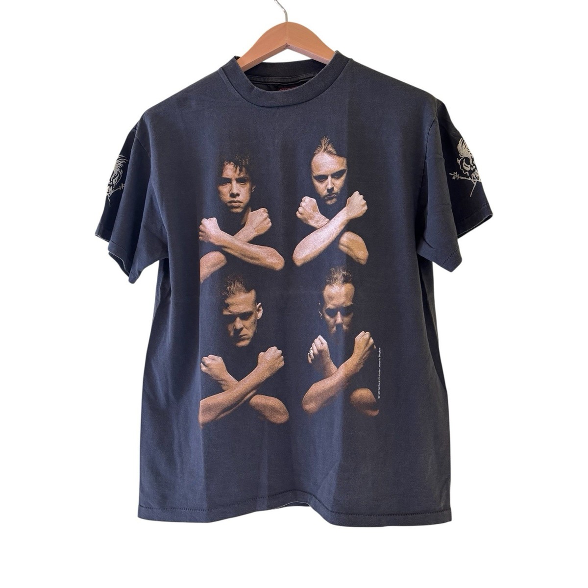 Vintage 1992 Metallica Birth School Death Size Large Single