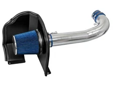 BCP BLUE 14-18 Silverado 1500 4.3 V6 Heat Shield Cold Air Intake Kit +Filter