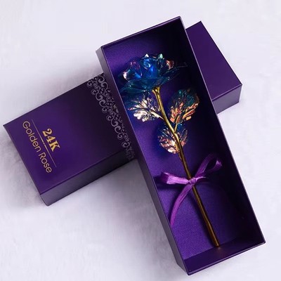 24K Gold Rose in Geschenkbox   Ewige Rose Valentinstag Hochzeit Geschenk