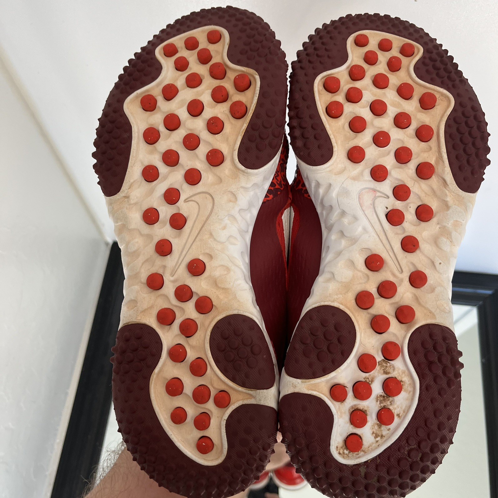 Nike Force Trout 8 Pro MCS Baseball Turf Shoes Mens 7 Red White DJ6523-616 thumbnail 9