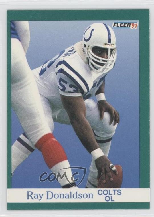 1991 Fleer Ray Donaldson #80 0b5