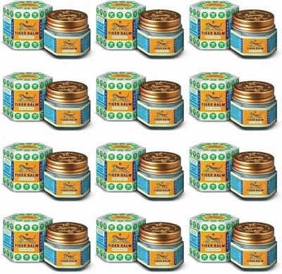 Tiger Balm (White) Salbe 21ml | 12x Pack | Aromatischer Balsam zur Schmerzlin...