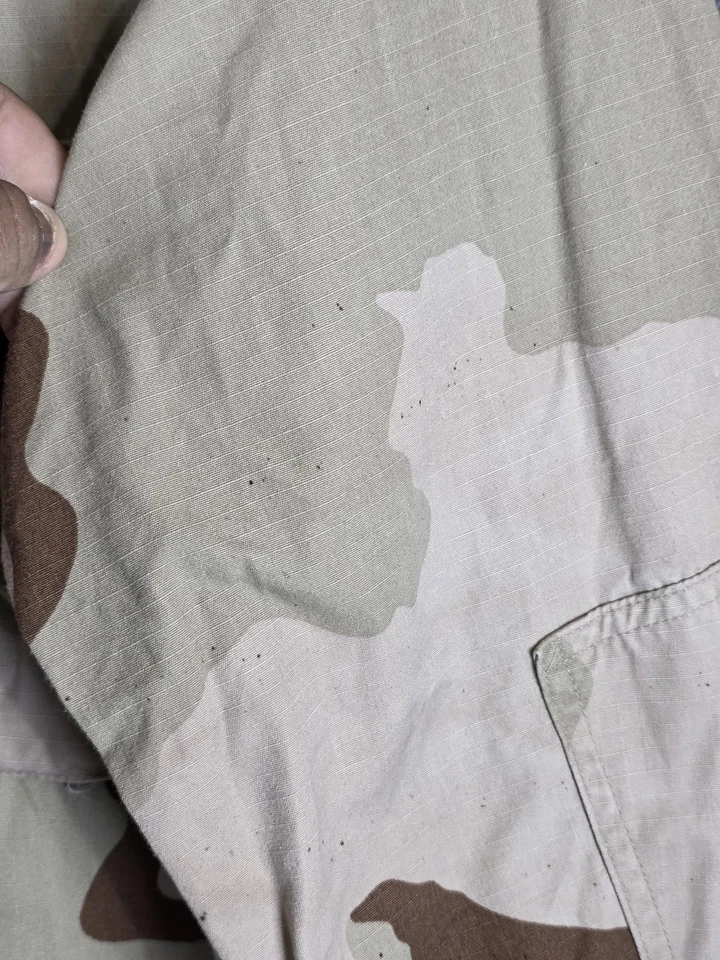 Vintage US Military Coat Mens Large Regular Desert Camouflage Camo Ripstop 90s - Image 4 of 4