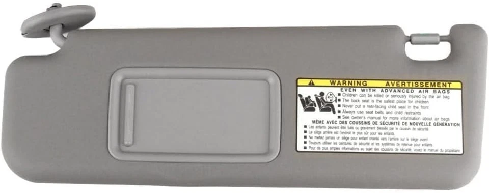 Quebra-sol lateral esquerdo do motorista Toyota 4Runner cinza 2004-2008 - Imagem 2 de 4