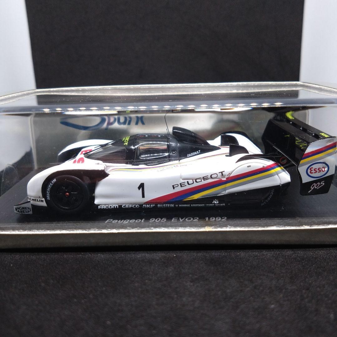 Spark 1/43 Peugeot 905 Evo 2 #1 SWC Magny-Cours 1992 Practice
