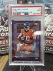2025 Topps Chrome Football-Bo Nix Purple Refractor Auto /75 PSA 9 Number Match