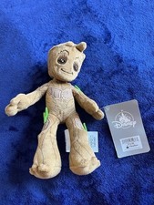8" GROOT NEW STUFFED SOFT MARVEL GUARDIANS OF THE GALAXY DISNEY STORE NWT
