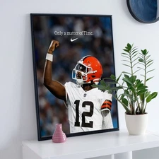 Shedeur Sanders Only A Matter Of Time x Nike Shedeur Sanders Poster