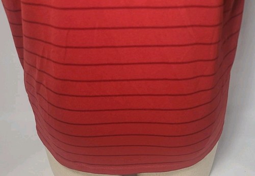 Nike Dri-Fit Washington State Cougars Red w/stripes Golf Polo Shirt Men M Used - Picture 8 of 12