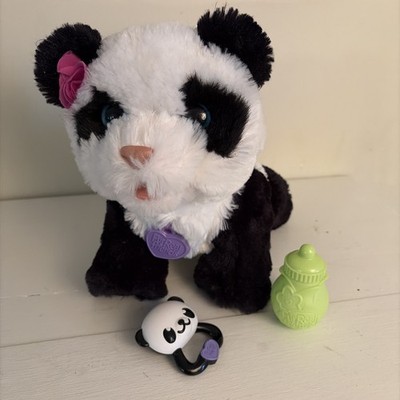 FurReal Friends My Baby Panda Pom Pom Interactive Plush Toy Hasbro 2013 *Working