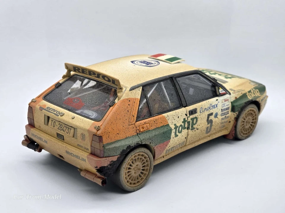 Lancia Delta HF Integrale 1993 Monte Carlo #5 Totip Versione Sporca  KYOSHO 1:18 - Immagine 4 di 4