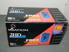 48 Pack 3M Imation IBM Formatted High Density 3.5" Floppy Diskettes Rainbow NEW