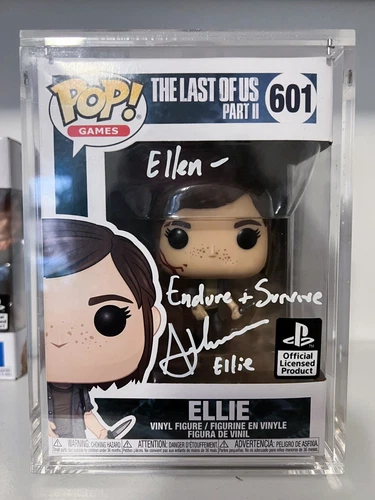 Signed Funko Pop! The Last of Us - Ellie 601 (Ashley Johnson)