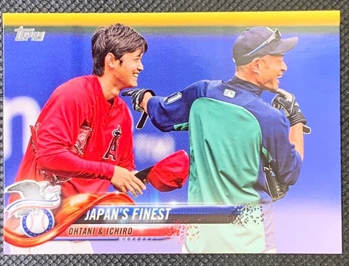 ICHIRO/SHOHEI OHTANI 2018 TOPPS UPDATE US153 🔥 ROOKIE CARD 📈 JAPANS FINEST