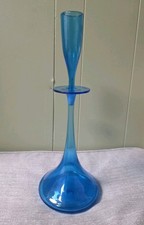 Blenko Handmade Glass 6027 Shot Glass Decanter Turquoise