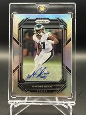 2022 Panini Prizm - Nakobe Dean - Silver Prizm  Rookie Auto #399