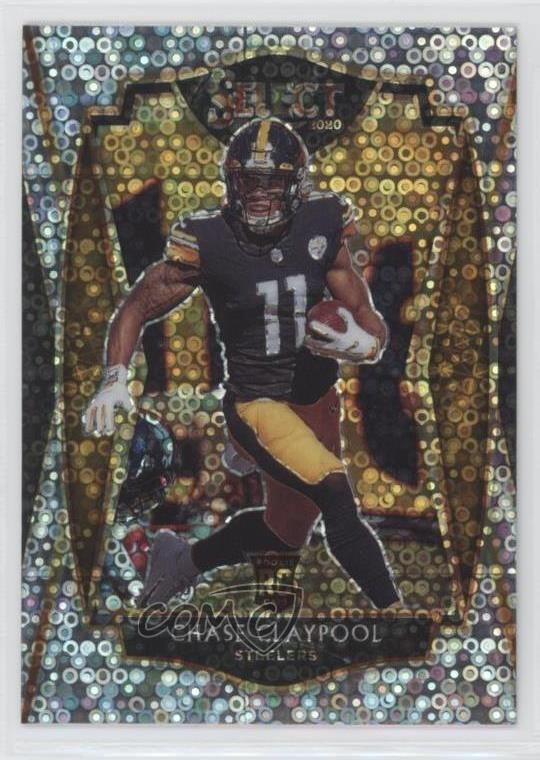 2020 Panini Select Premier Level Disco Prizm Chase Claypool #170 Rookie RC 09j5
