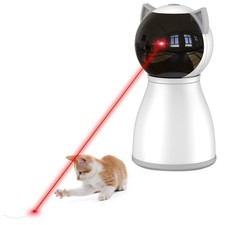 YVE LIFE Laser Cat Toys for Indoor Cats,The 3.43 x x 6.3 inches, White