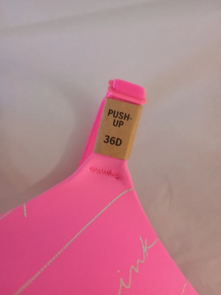 Pink Victoria Secret Wear Everywhere Push Up Bra Size 36D - Image 4 of 4