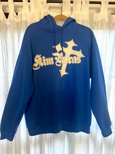 Authentic Kim Petras blue "Rockstar" hoodie, Wooh-ah! brand, size L, unisex