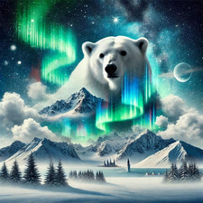 Animal Bear Diamond Art Kits for Adults,5D Diamond Painting Kits for Beginner,Di