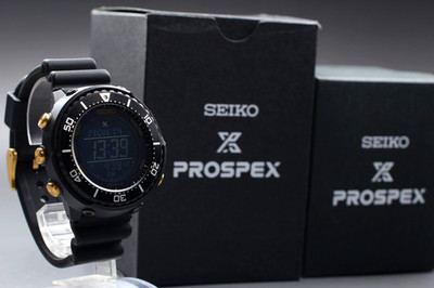 Full Set *N MINT* Seiko Prospex S802-00A0 Digi-Tuna Solar LOWERCASE Watch JAPAN