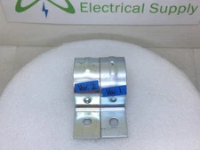 2" 1-Hole Ridged Conduit Strap Thin Wall Steel 2-TW