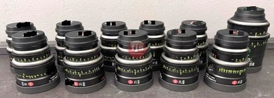 Leica Summilux Set of 11: 18 21 25 29 35 40 50 65 75 100 135mm