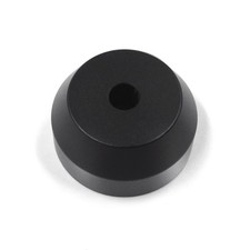 45 RPM Adapter for 7 Inch Vinyl Record Black Solid aluminum reduces resonance