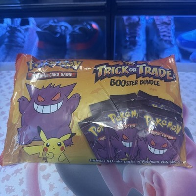 Pokémon TCG Trick or Trade BOOster Gengar Bundle 40 Mini Packs 120 Cards  2022