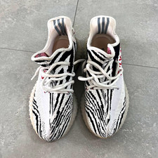 adidas Yeezy Boost 350 V2 Zebra Sneaker Herren Weiß/Schwarz/Rot EU 38