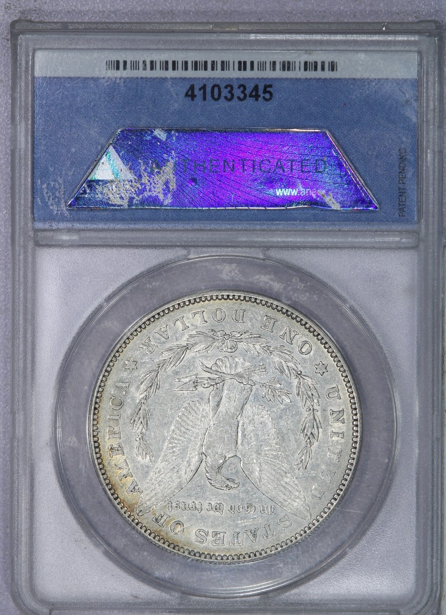 1878 Morgan Silver Dollar $1 ANACS EF45 XF45 7/8 TF VAM-41C