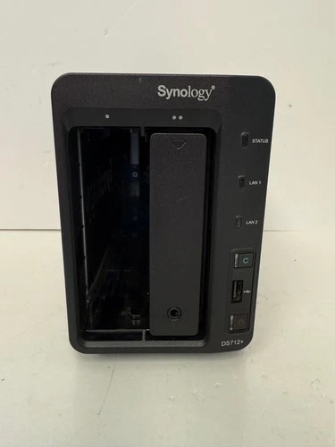SYNOLOGY DISKSTATION DS712+ 2 BAY NAS SERVER WITH CADDIES *NO HARD DRIVES*