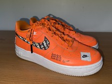 Nike Air Force 1 '07 Premium GS 'Just Do It' AO3977-800 Sz 5Y