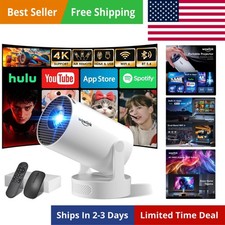 Built-in Apps  2026 Upgraded Mini Projector with WiFi 6 and Bluetooth 5.4 S...