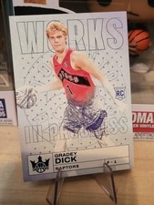 2023-24 Gradey Dick Court Kings SP*34/49*Work In Progress Purple Parallel Rookie