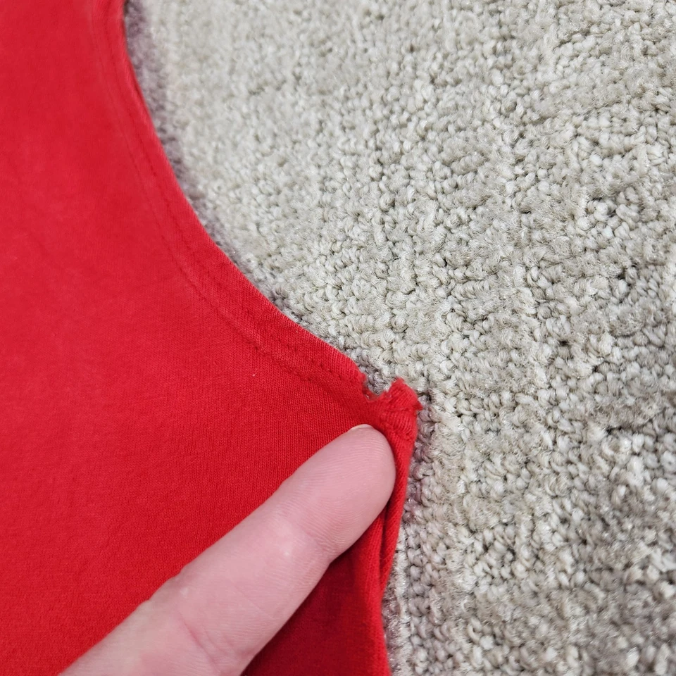 Vintage 90s Cincinnati Bearcats Shirt Men XXL Salem Sports Sleeveless USA Red - Image 4 of 4