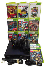 XBOX 360S 250GB CONSOLE BUNDLE, CONTROLLER, HDMI, PSU, 12x KIDS LEGO GAMES
