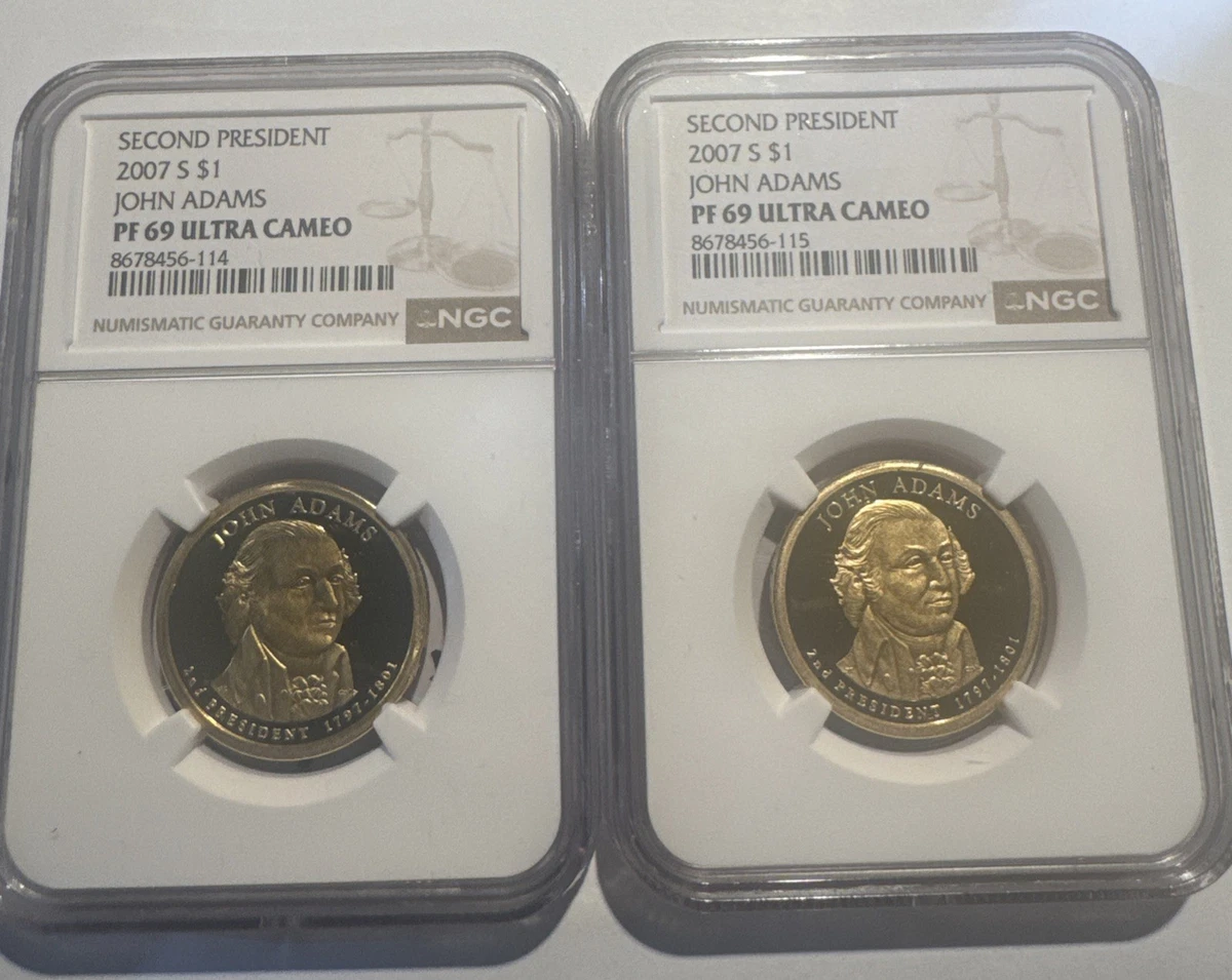 Grade PR 69 NGC Presidential Dollar Coins (2007-Now) for sale | eBay