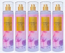 5 Bath Body Works VANILLA EASE Lavender Fragrance Mist Body Spray 8 oz