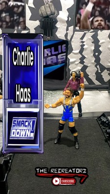 WWE Elite Custom Charlie Haas Figure Hand Painted & Fully Sealed