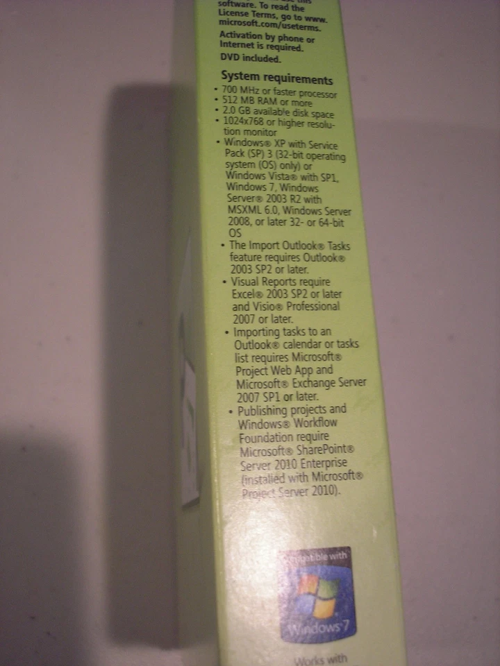 Microsoft Project 2010 Standard For 2 PCs Full Retail Version =SEALED BOX= - Image 4 of 4