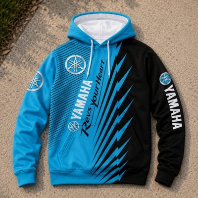 Hoodie 3D Yama Blue ''Teem Racing'' All Over Printed For Gift Full Size S-5XL