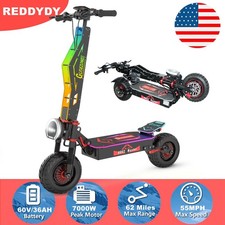 REDDYDY 7000W Dual Motor Electric Scooter APP Control NFC Off-Road Tires 62Miles
