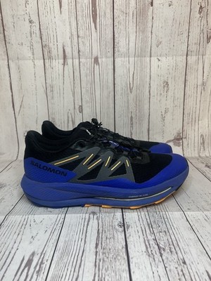 Salomon Pulsar Trail Running Shoes Mens 10.5 Blue Purple Black Orange 416032